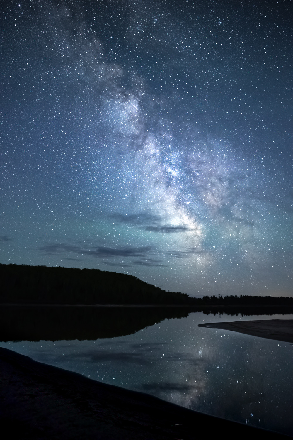 Brilliant Milky Way on Outer Island in the Apostle Islands